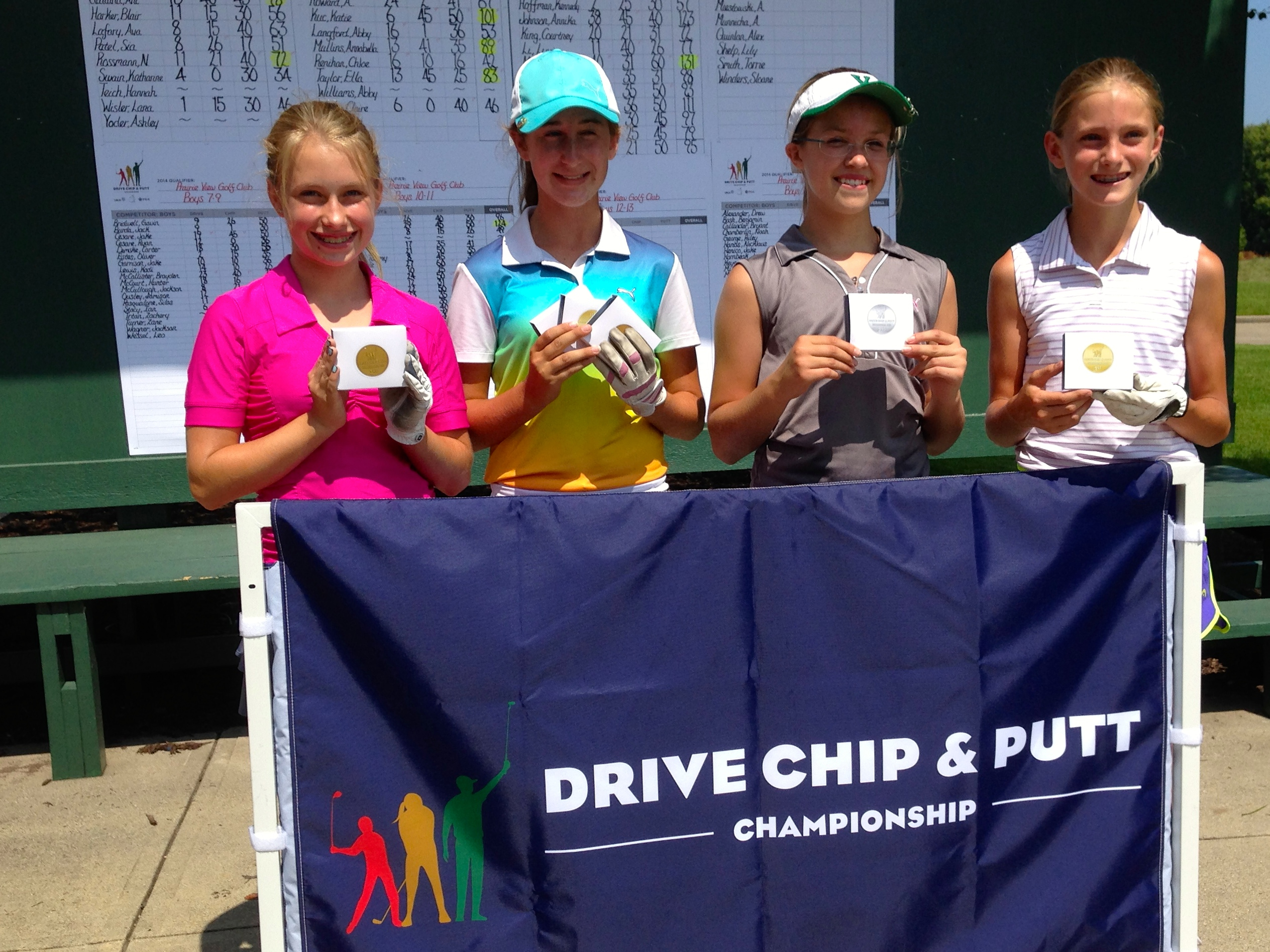 Local Girls Earn 12 Medals in Drive, Chip and Putt Competition