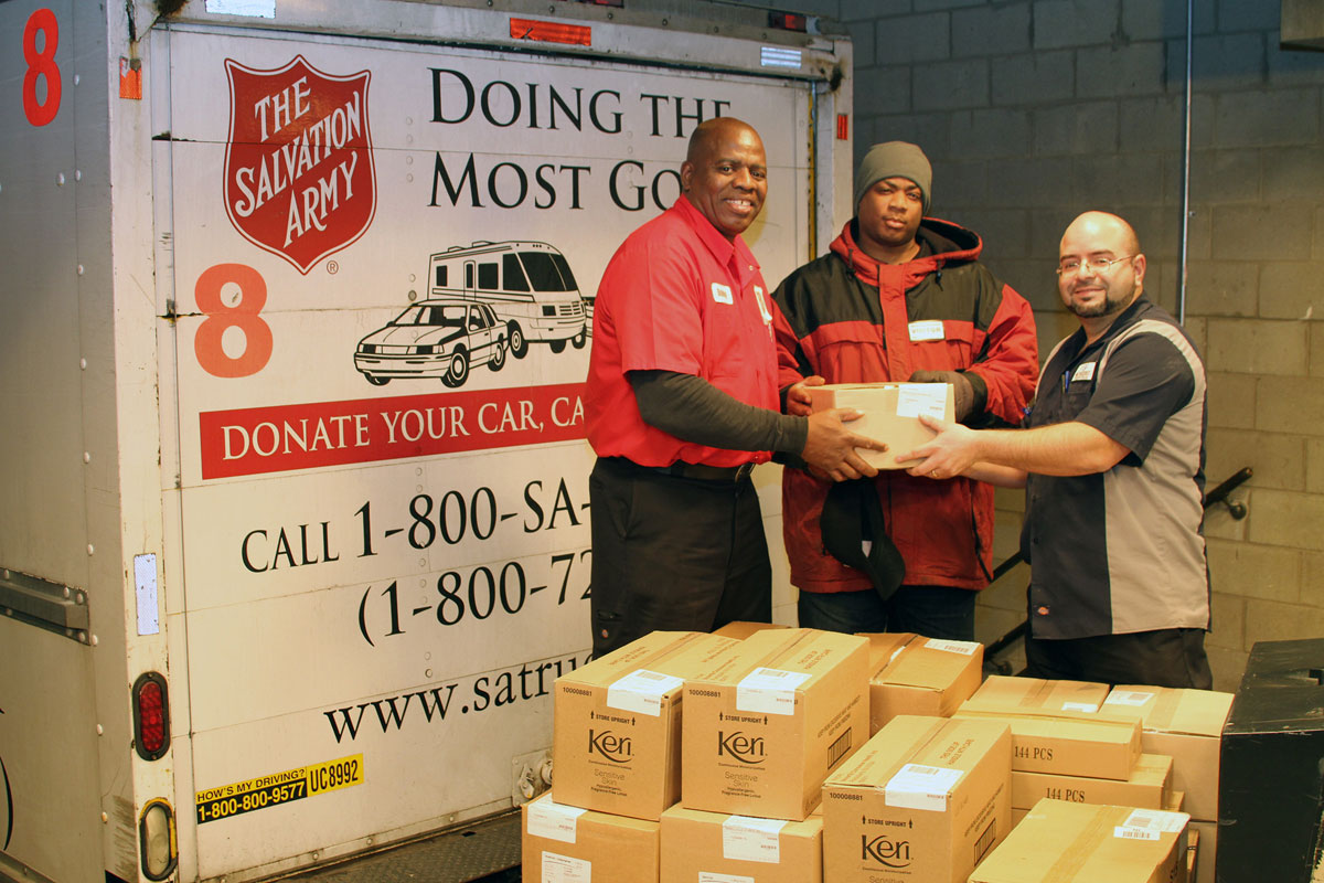 Methodist Hospitals Donates Supplies to the Salvation Army Adult Rehabilitation Center Just in Time for the Holidays