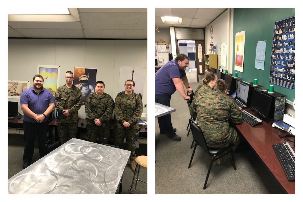 Michigan City High School MCJROTC Competes in 2018 Cyber Patriot