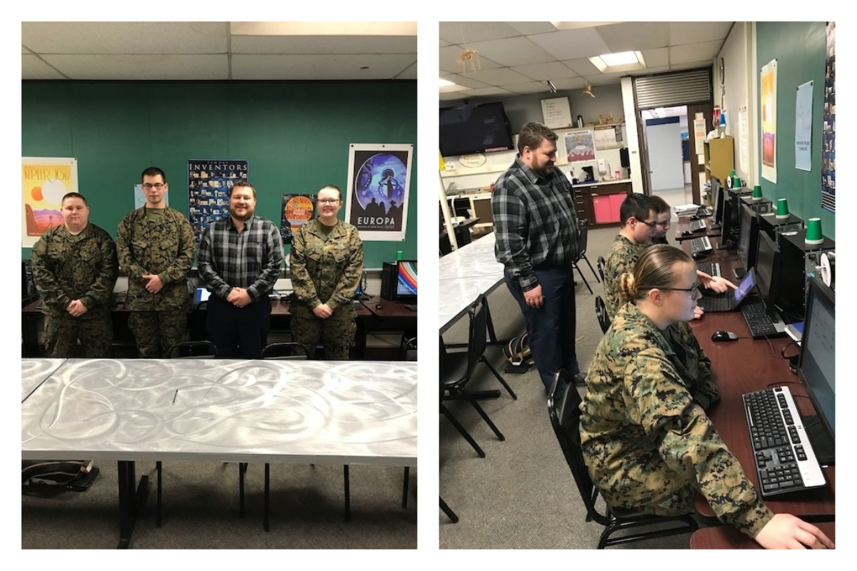 Michigan-City-High-School-MCJROTC-Competes-in-Cyber-Patriot-2019