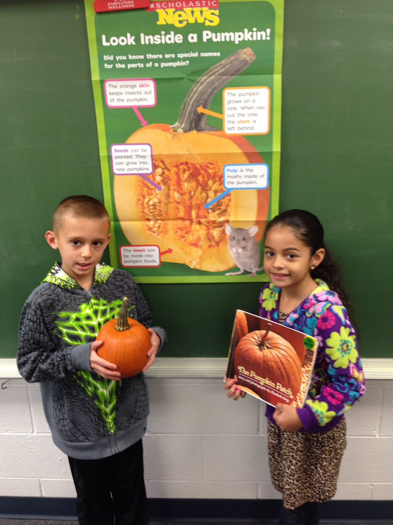 Myers Second Graders Learn about Vegetables