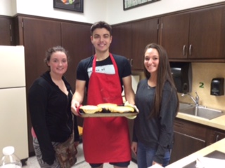Portage High School Students Make Chicken Pot Pies
