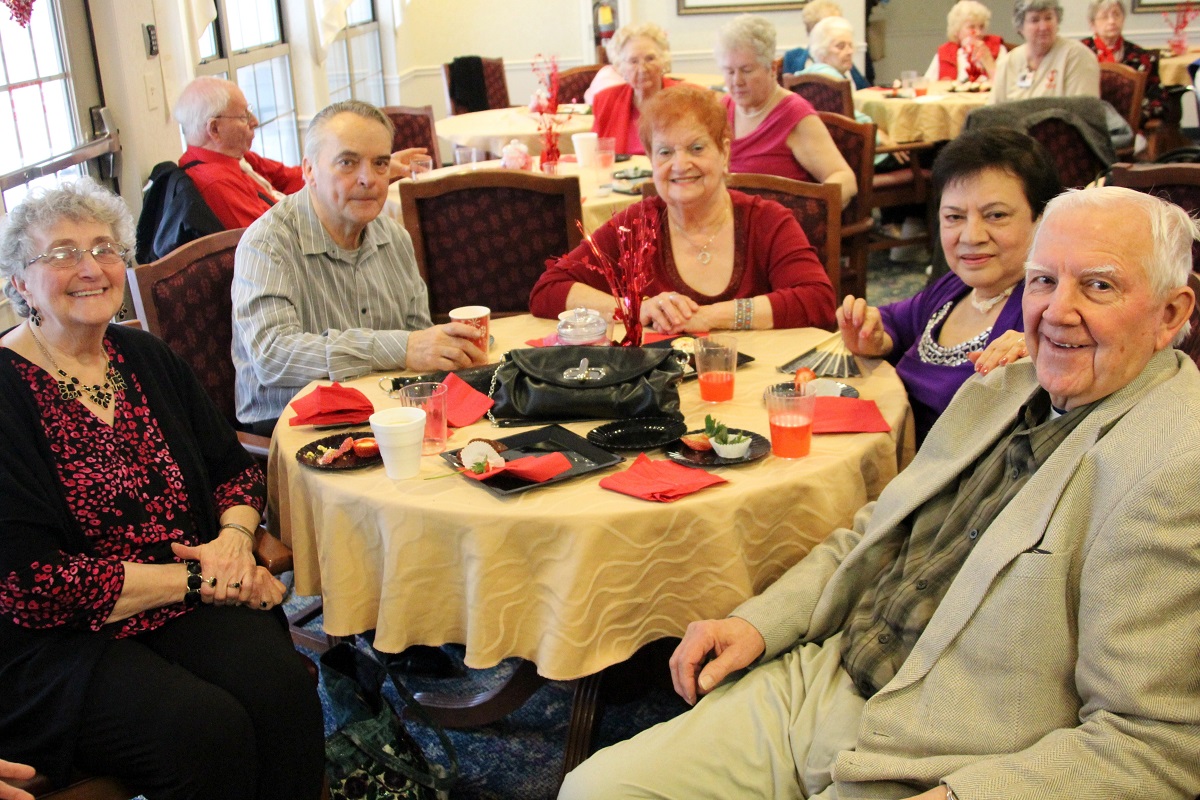 Young and Young at Heart Celebrated Valentine’s Day at Rittenhouse of Valparaiso