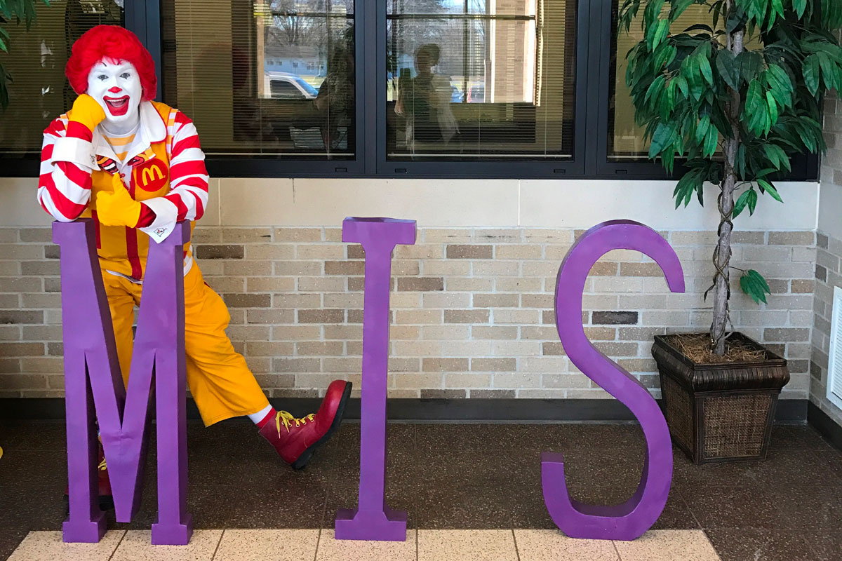 Ronald McDonald Surprises Merrillville Intermediate School