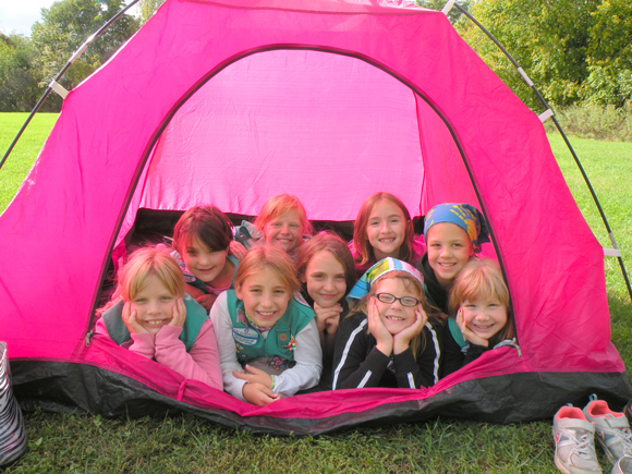 Junior Girl Scouts Explore Sunset Hill County Park