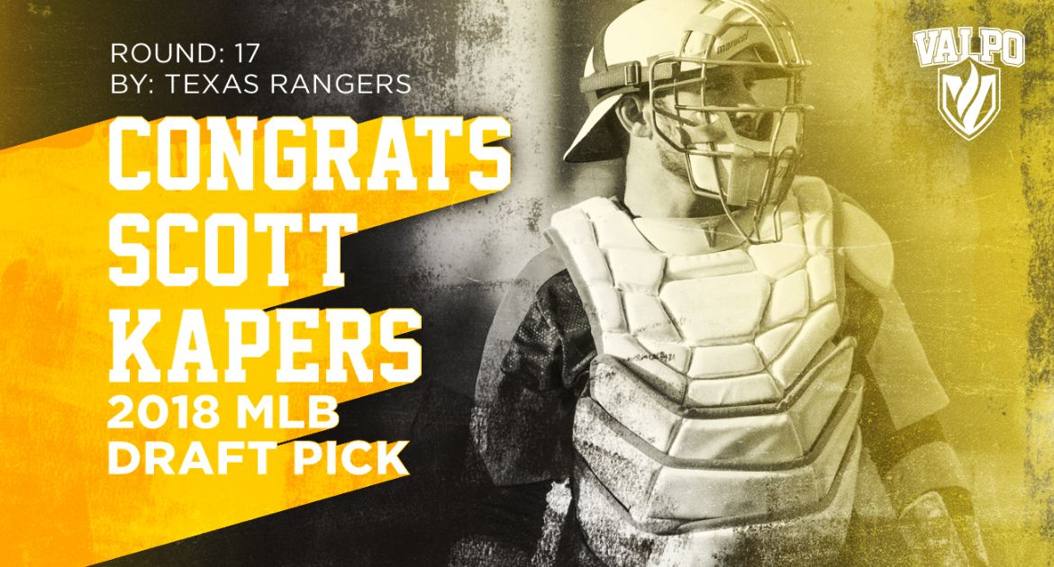 Scott Kapers Selected by Texas Rangers in MLB Draft